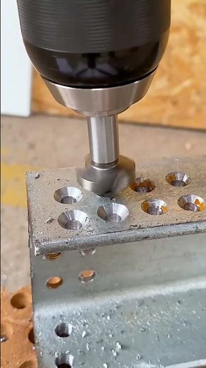 Using this chamfering countersink drill bit