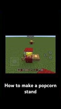 How to make a popcorn stand
