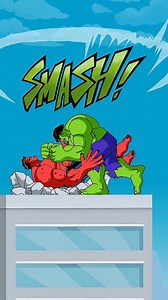 Red Hulk Throws Hulk Off the Building 😱 _ Angry Hulk Epic Transformation Animation 2025 #hulk | Clip 4 Future