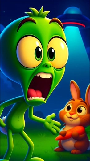 🧠 Alien sochta tha wo smart hai... par Rabbit ne sabak sikha diya! 🐰😂#AlienVsRabbit #FunnyShorts