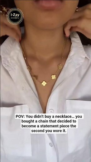 Gold Chain Turned into a Stunning Necklace | Arabic Gold Jewellery Design