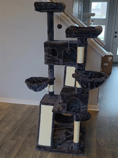 This beautiful cat stand is on a huge sale today!! #catstand #cattree #cattower #cattowers #cattrees