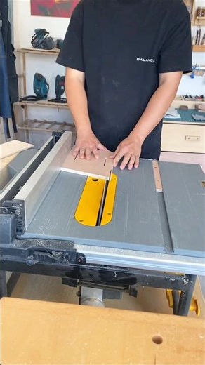 part455#DIY an equidistant😲grooving and#tenoning#tool guys do you think its practical⚙️#woodworking