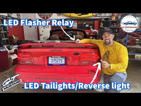 1994-1998 Mustang: Install LED Tail Lights, Reverse Lights, and a LED Flasher Relay
