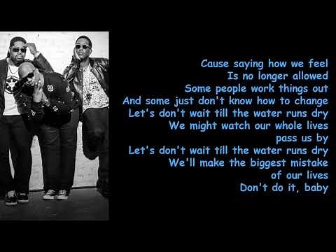 Water Runs Dry by Boyz II Men (Lyrics)