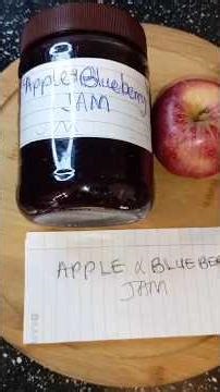 Apple and blue berry Jam #food #recipes #howtomakecookingoilathome