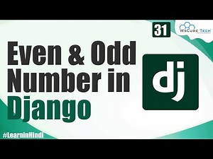 Learn to Check Even or Odd Number Using Django Form | Django Tutorial
