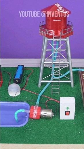 Solar Power Irrigation System Project Model for school science #diy #crafts #construction