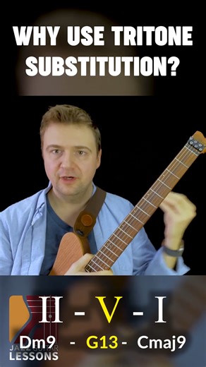 Quick Jazz Tip: Why use tritone substitution? #guitartips #jazzguitar #jazzguitarlessons | JazzGuitarLessons.net - Jazz Guitar Lessons Online