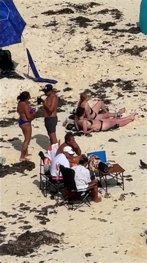 🇲🇽 Caribbean Beach Vibes, Cancun, Mexico 🏖️ #shorts