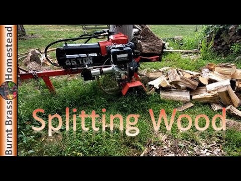 Winter Heating Prep: Splitting Wood (FREE Heating)