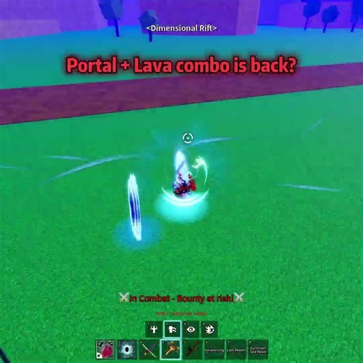 New Portal Lava Trap #roblox #bloxfurit #bloxfruits