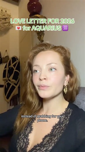 Meghan Rose on Instagram: "Aquarius, this is your official love letter for 2026. With Pluto in your sign, and Uranus in fellow air sign Gemini, expect the unexpected, and use your powers for good! Listen to the 2026 @starcrossedpodcast episode to learn all about the transits of this year. If you want your own personalized love letter for 2026, based on your entire birth chart, you can now have your very own love letter written for you 🔗 in bio. BONUS if you’re a Star-Crossed subscriber, your pr