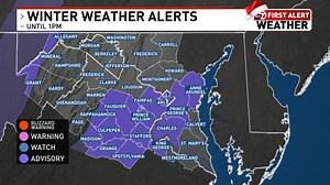 WINTER ALERT: Sleet, snow and freezing rain hits the DC area Christmas Eve morning