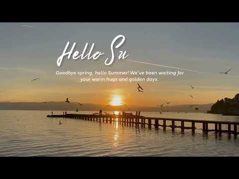 Goodbye spring, hello Summer! We’ve been waiting for your warm hugs and golden days.