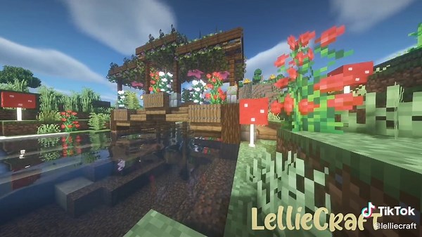 Whimsical Fairy Bridge. #minecrafter #minecraftbuilding #minecraft #minecrafthacks #minecrafttutorial