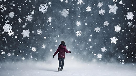 Why some snowflakes fall faster than others