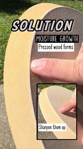 4.1K views · 36 reactions | I like crisp form edges on my pressed wood hump molds. Nothing like the first few used of a new form fresh from the factory. Here's a solution to restore them back to original condition. DiamondCore Tools sanding pad is used on a GR Pottery Forms #grpotteryforms #ceramics #molds | Bill Schwenzer | Facebook