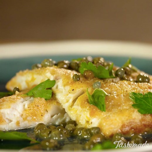 2.3M views · 22K shares | Pan-Fried Fish w/ Lemon Caper Sauce Recipe...