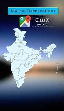 Class 10 Geography Map Work: 8 Important Dams & Rivers | CBSE Exam 2025 #mapwork #dams #tricks
