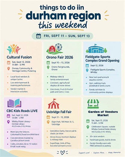 Durham Weekend Guide: Sept 11-13 Events