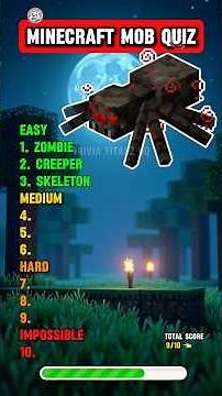 Can You Guess These Minecraft Mobs? 😱 Only 5% Get All Right! #minecraft #quiz