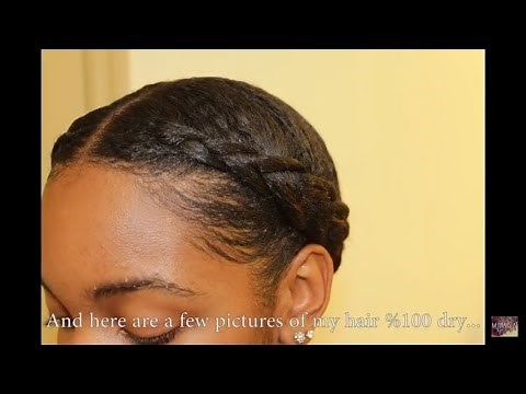 HOW TO: TWO BRAIDS ON SHORT/MEDIUM NATURAL HAIR