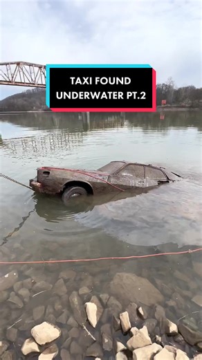 Underwater Discovery: Big Orange Taxi from the 1980s