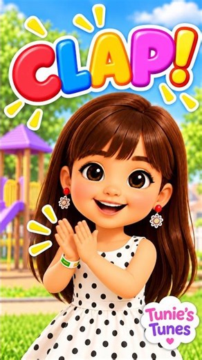 Clap Your Hands Song | Fun Action Song for Kids with Tunie 👏