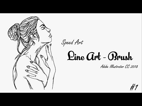 [Line Art] #1 - Convert images into line art (Adobe Illustrator CC 2018)