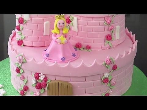 How To Make A Princess Castle Cake - Part 2