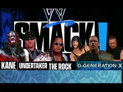 The Rock&Kane&Undertaker vs DX军团