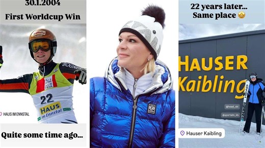 Ski-Legende Maria Höfl-Riesch teilt nostalgischen Moment auf Instagram