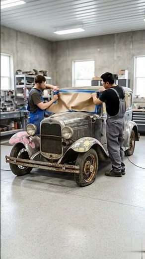 Bringing back the ultimate 1930s Gangster ride! The Ford Model A Sedan.Restoration of this absolute