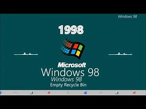 Windows 98 Empty Recycle Bin