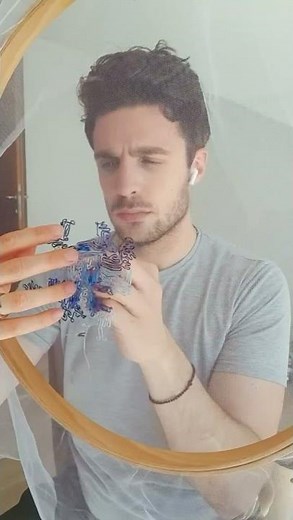 Abstract Embroidery on Tulle 🪡