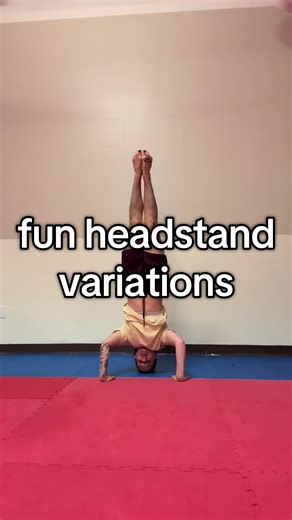 three ways to switch up your headstand !! #acro #acrodance #danceteacher #dancer #headstands