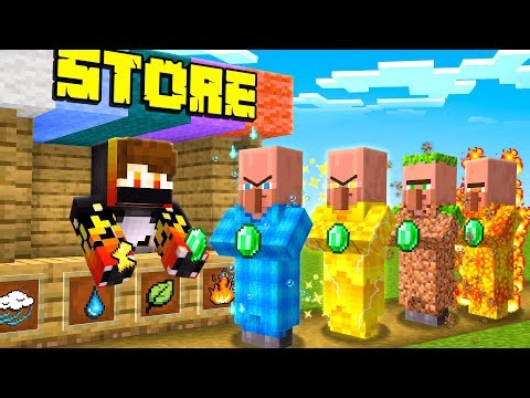 I Opened Ultimate Elemental Store In Minecraft !!!