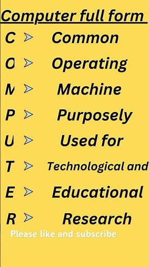 Computer full form||computer ki full form||#computer