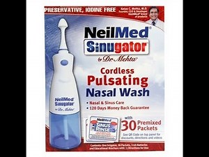 Neilmed Sinugator Pulsating Nasal Wash Works!