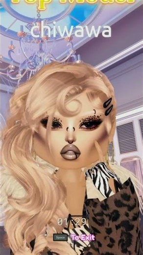 Loving the leopard eyeshadow ✨ #dresstoimpress #fashion #roblox #viral #fypシ゚viral #fyp #edit #trend