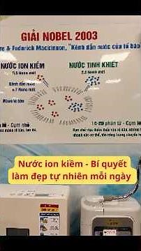 NƯỚC ION KIỀM _ BÍ QUYẾT LÀM ĐẸP TỰ NHIÊN MỖI NGÀY