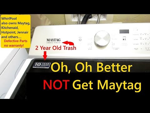 Maytag Washer Will Not Start Lid Hinge Broken how to fix