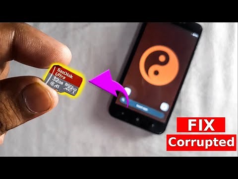 Fix Corrupted Memory Card using Android Device | How to fix SD Card problems using Android Phone