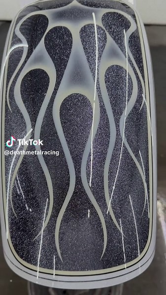 Custom Paint Job for FXR Chopper by Death Metal Racing