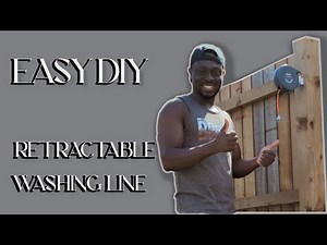 Installing a 15m Vileda Cordomatic Retractable clothes line