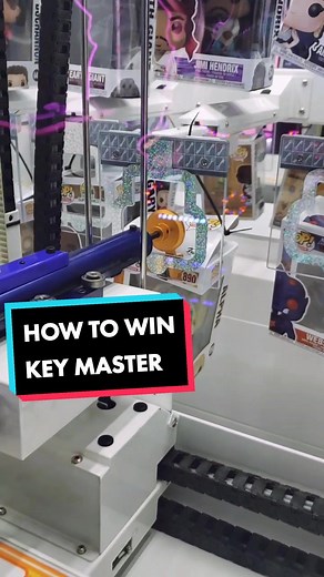 Trick to win the Key Master Game! 🔑 #arcadehack #arcade #win #keymaster #howto #hack #fyp