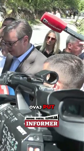 Predsednik Vučić na otvaranju vidkovca "Kablar" razgovara sa meštanima #srbija