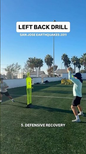Left Back Soccer Drill ⚽️ #soccer #soccertraining