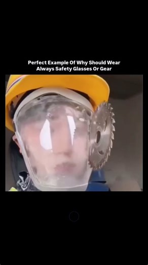 VIEWZIFY IO on Instagram: "This is a perfect reminder of why PPE is never optional. A face shield isn’t “extra gear” — it’s the thin line between a normal workday and a life-altering injury. One second, one mistake, one fragment moving at high speed is all it takes. Wear it. Every time. 👷‍♂️⚙️ Visit @bitzcasino moment irreversible. Safety gear doesn’t slow the job #reels #explore #viral #engineering"